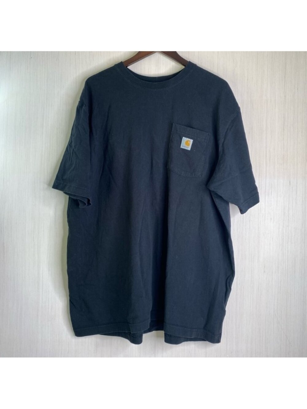 Carhartt Men's Original Fit Short Sleeve Pocket T-Shirt Black Size 2XL